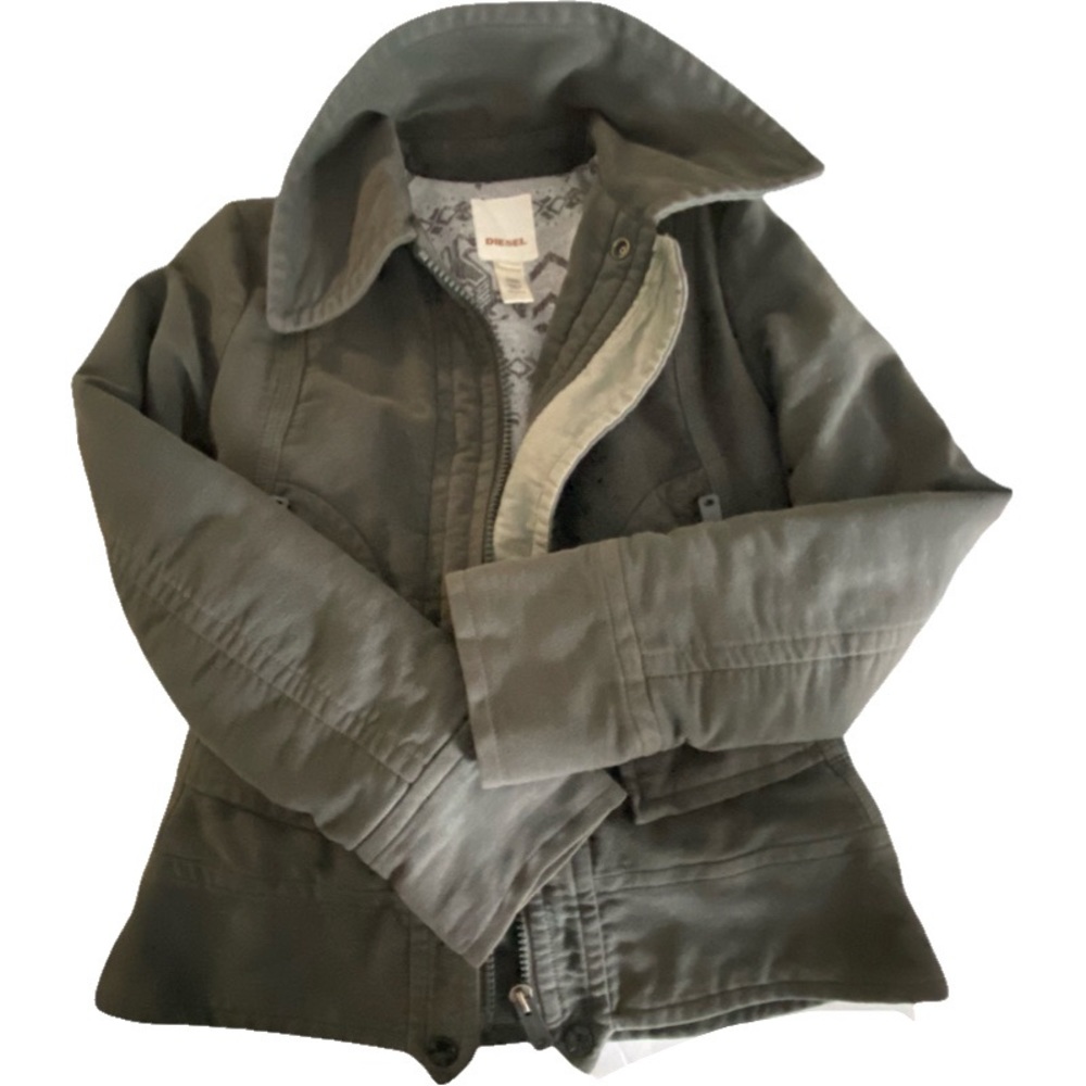 DIESEL  Plush Cotton Utility Jacket - Size XXS